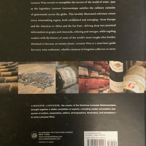 Larousse Wine 2011 First Edition Hardcover Coffee Table Book - Picture 11 of 11